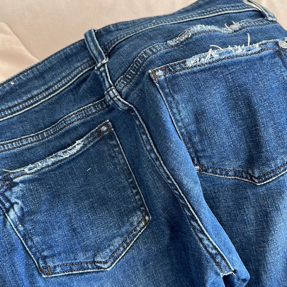 PILCRO Boyfriend, slim, crop denim jeans, size 26, great detailing on the sides - Picture 6 of 9